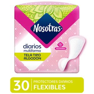 Protectores Diarios NOSOTRAS Flexibles Paquete 30un