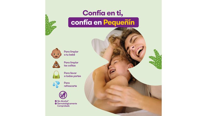 Toallitas Húmedas para bebé Aloe - Pequeñín