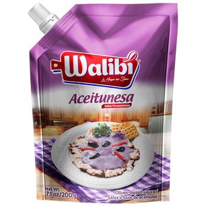 Salsa Aceitunesa WALIBI Mayonesa con Aceitunesa Doypack 200g