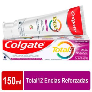 Pasta Dental COLGATE Total 12 Encias Reforzadas Tubo 150ml