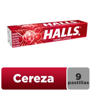 Caramelos HALLS Cereza Paquete 9un