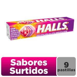 Caramelos HALLS Mix de Frutas Paquete 9un
