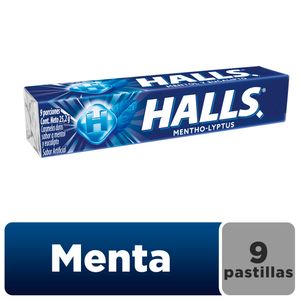 Caramelos HALLS Mentol Paquete 9un