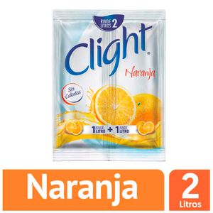 Bebida Instantánea en Polvo CLIGHT Naranja con Splenda Sobre 7g