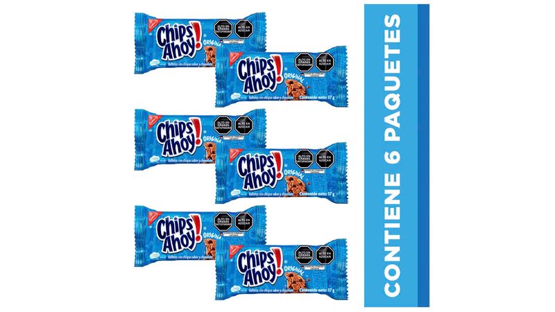 Galletas NABISCO Chips Ahoy Bolsa 222g