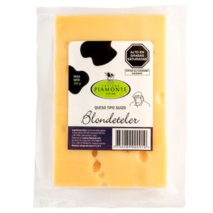 Queso Tipo Suizo Blondeteler PIAMONTE Paquete 300g