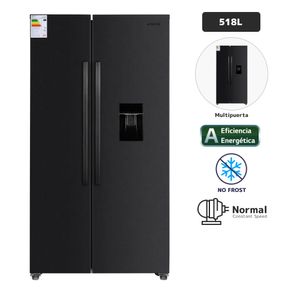 Refrigeradora BLACKLINE 518L No Frost SBS BI Negro