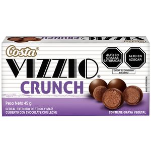 Chocolate COSTA Vizzio Gragea Crunch Caja 45g