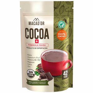 Cocoa Orgánica MACADOR Doypack 170g