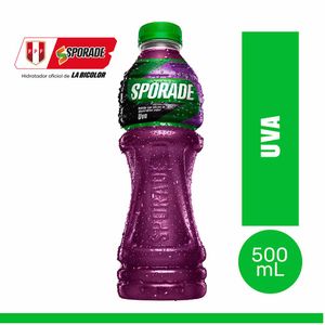 Bebida Rehidratante SPORADE Sabor a Uva Botella 500ml
