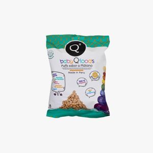 Snack para Bebé QFOODS Quinua y Plátano Bolsa 25g