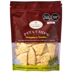 Pita Chips Oregano y Tomillo LA FLORENCIA Doypack 150g