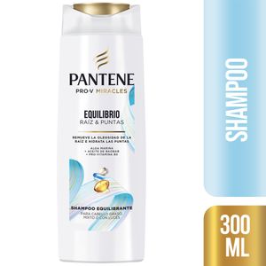 Shampoo Equilibrante PANTENE Pro-V Miracles Equilibrio Raíz y Puntas Frasco 300ml