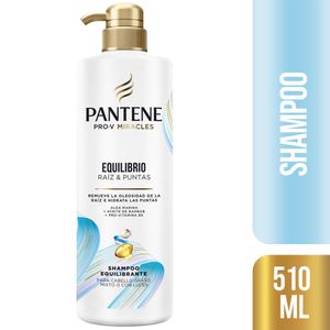 Shampoo Equilibrante PANTENE Pro-V Miracles Equilibrio Raíz y Puntas Frasco 510ml
