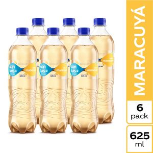 Pack Agua con Gas SAN LUIS Sabor a Maracuyá Botella 625ml Paquete 6un