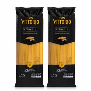 Pack Fideos Fettuccini DON VITTORIO Bolsa 950g x 2un