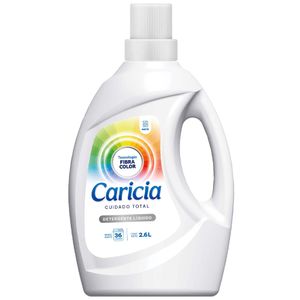Detergente Líquido CARICIA Cuidado Total Botella 2.6L