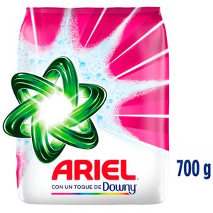 Detergente en Polvo ARIEL Toque de Downy Bolsa 700g