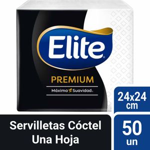 Servilletas de papel dobladas ELITE Cocktail Paquete 50Un