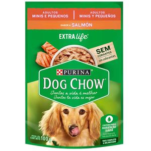 Comida para Perros DOG CHOW Adultos Razas Pequeñas Festival de Salmón 100g