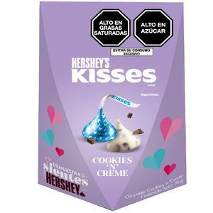 Chocolates HERSHEY'S Kisses Cookies & Cream Caja 74g