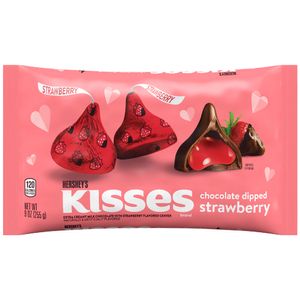 Chocolates HERSHEY'S Kisses Strawberry Bolsa 255g