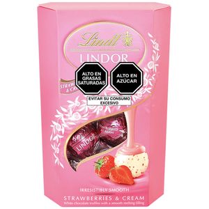 Chocolates LINDT Lindor Strawberry Caja 200g