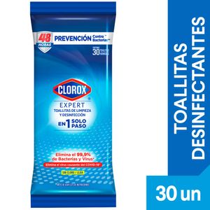 Toallitas Desinfectantes CLOROX Expert Fresh Flowpack 30un