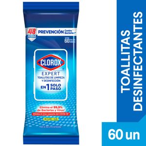 Toallitas Desinfectantes CLOROX Expert Fresh 60un
