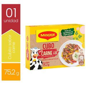 Caldo en cubitos MAGGI Sabor carne Caja 75.2Gr