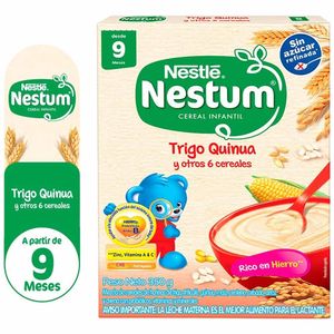 Cereal Infantil NESTUM Trigo Quinua y otros 6 cereales Caja 350g