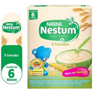 Cereal Infantil NESTUM 5 Cereales Caja 350g