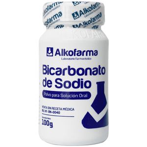 Bicarbonato de Sodio ALKOFARMA Pote 100g