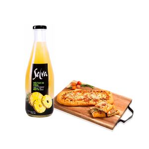 Pack Néctar SELVA Piña Botella 900Ml + Focaccia con Tomate Refrigerado