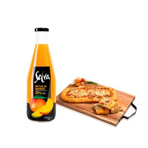 Pack Néctar SELVA Mango Premium Botella 900ml + Focaccia con Tomate Refrigerado