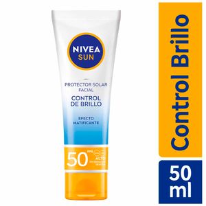 Protector Solar Facial NIVEA Shine Control FPS 50 Tubo 50ml