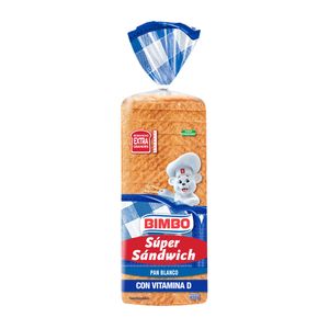 Pan Blanco BIMBO Super Sandwich Bolsa 800g