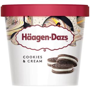 Helado HÄAGEN DAZS Mini Cookies & Cream Pote 100ml