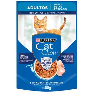 Comida para Gatos CAT CHOW Adultos Pescado y Mariscos Pouch 85g