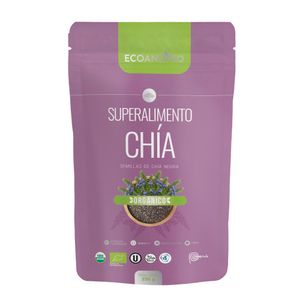 Chía Negra en Granos Orgánico ECOANDINO Doypack 250g