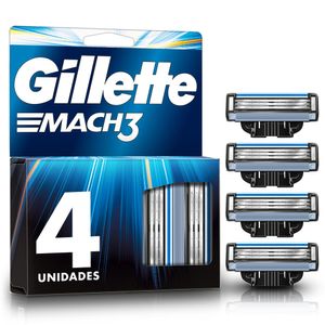 Repuesto de Máquina de Afeitar GILLETTE Mach 3 Paquete 4un