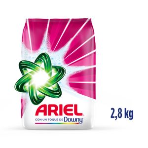 Detergente en Polvo ARIEL Toque Downy Bolsa 2.8Kg