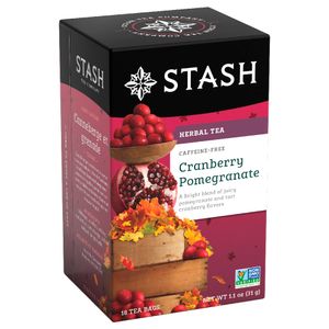 Infusión de Hierbas STASH Tea Cranberry Pomegranate Caja 20un