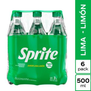 Gaseosa SPRITE Botella 500ml Six Pack