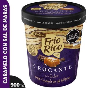 Helado D'ONOFRIO Frio Rico Crocante Caramelo y Sal de Maras Pote 900ml