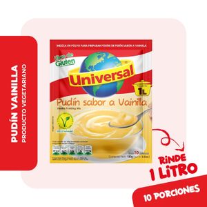 Pudín UNIVERSAL Sabor a Vainilla Bolsa 100g