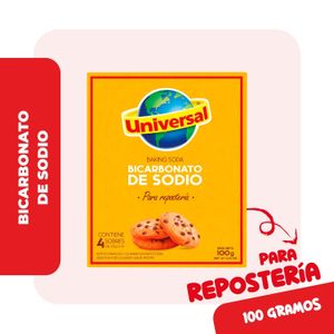 Bicarbonato de Sodio UNIVERSAL Caja 100g