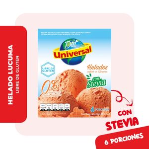 Mezcla en Polvo para Helado Diet UNIVERSAL Lúcuma Caja 50g