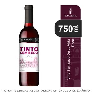 Vino TACAMA Tinto de la Viña Semiseco Botella 750ml