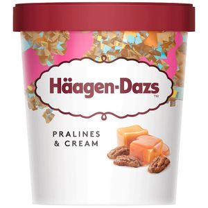Helado HAAGEN DAZS Pralines and Cream Pote 473ml